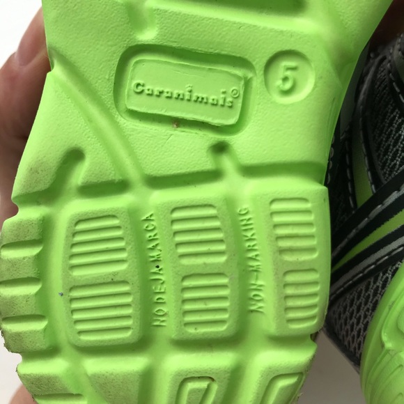 Garanimals Green & Black Baby Boy Sneakers Size 5 - Picture 9 of 9